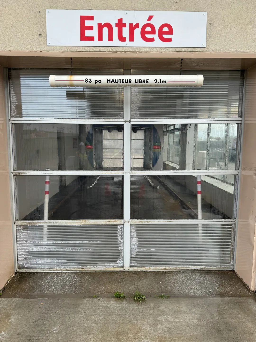 Car wash door,