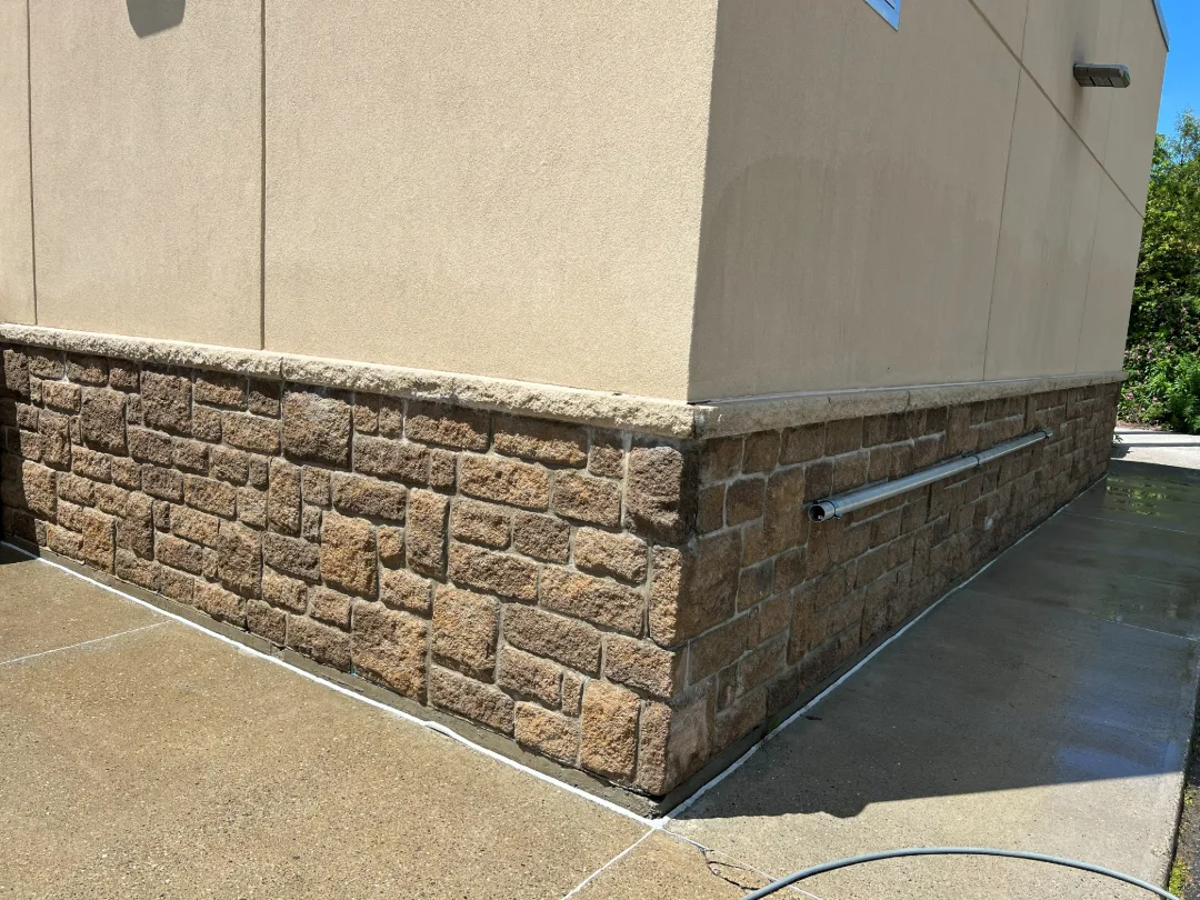 Stone and concrete,