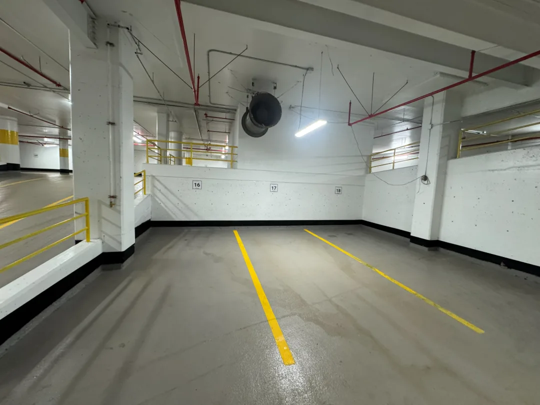 Underground parking garage,